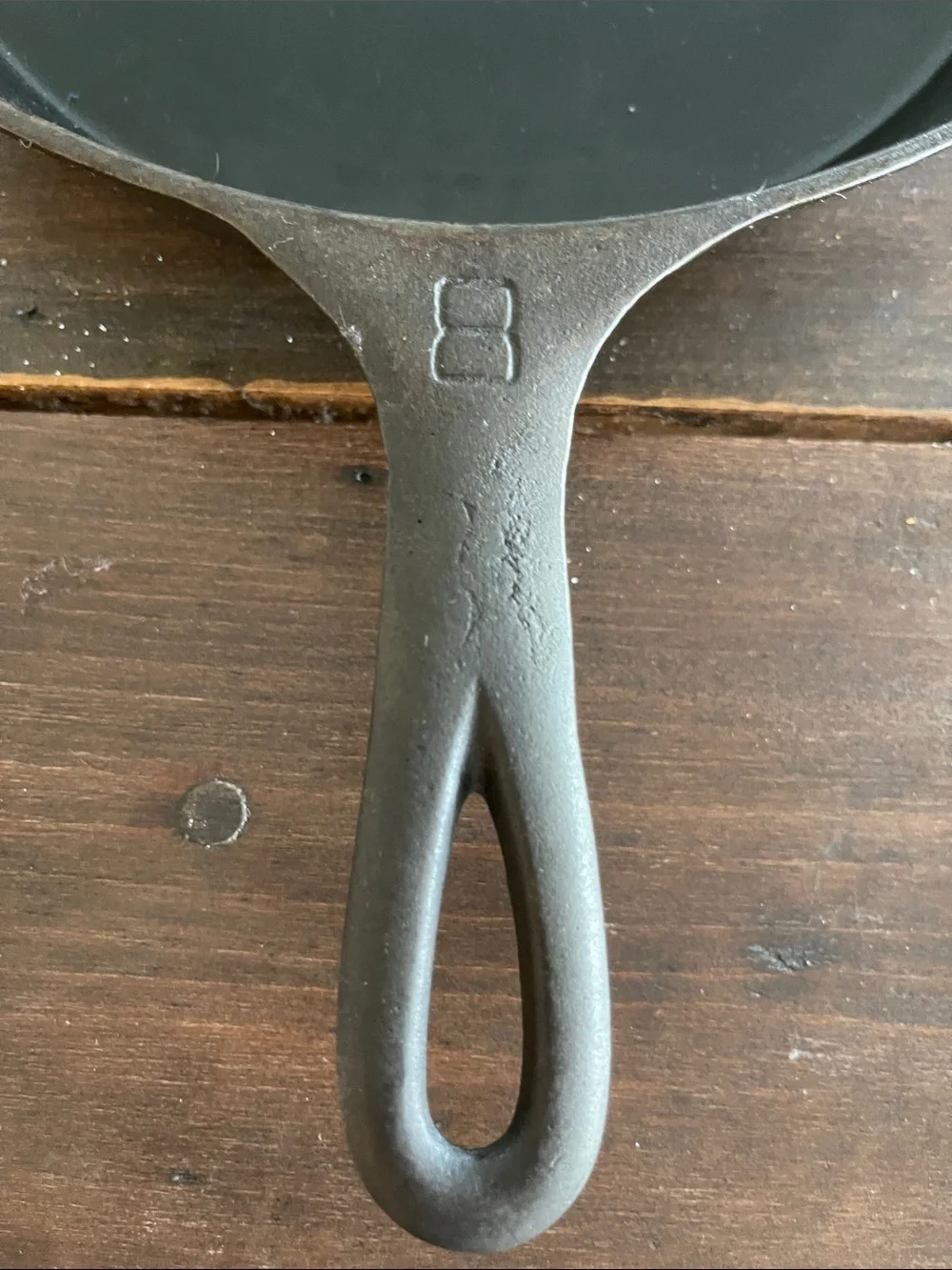 Antique #8 Griswold Cast Iron Skillet Block Logo